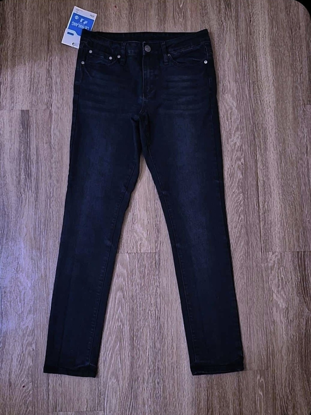 Slim Fit Men's Black Skinny Jeans - Unbranded